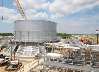 Fully enclosed ground flare